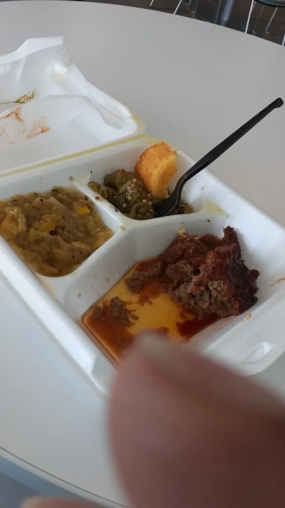 Meatloaf Okra and Squash